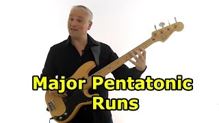 Major Pentatonic Runs [upl. by Vernier249]