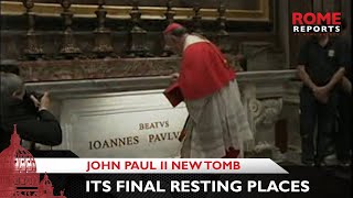 First Images of John Paul IIs new tomb [upl. by Stafford]