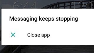 How To Fix Messages Keeps stopping problem 2024  Messaging Keeps Stopping Android [upl. by Ayala]