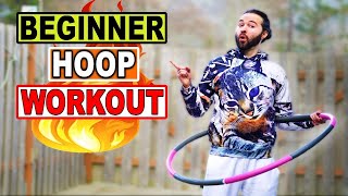 Weighted Hula Hoop Workout amp Waist Hoop Dance Techniques For Beginners [upl. by Ardekal]