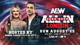 Zero Hour  AEW All In London Pre Show  LIVE this Sunday at 4pm BST  11am ET  8am PT [upl. by Airlee]