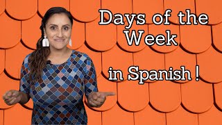 Days of the Week in Spanish Spanish Lesson 10 [upl. by Antonie]