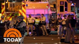 Las Vegas Shooting Witness ‘I Saw Guys Plugging Bullet Holes With Their Fingers’  TODAY [upl. by Taryne]