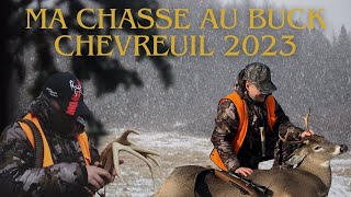 Ma chasse au BUCK CHEVREUIL 2023 [upl. by Coit]