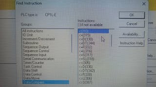 Instruksi Compare Pada PLC Omron [upl. by Danais7]