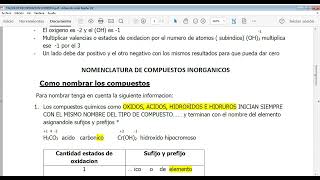 Nomenclatura tradicional 1era parte [upl. by Silden461]