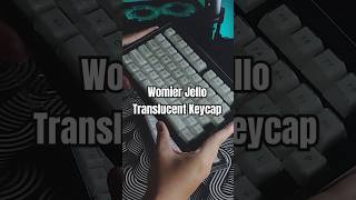 Unboxing Womier Jello Creamy White shorts unboxing keycaps [upl. by Orelu]