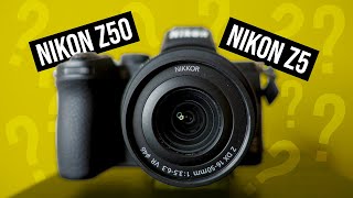 Why the Nikon Z50 is better than the Nikon Z5 VIDEOGRAPHERS OPINION [upl. by Larue]