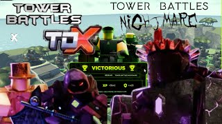 Beating Tower Battles Nightmare using ViciousX Glowstick ULT Strat PLAYER TWO  Tdx [upl. by Ivo]