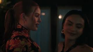 Riverdale 6x22  Kiss Scene — Veronica and Cheryl Camila Mendes and Madelaine Petsch [upl. by Niple]