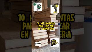 Herramientas de carpinteria NO TE PUEDE FALTAR ESTAS carpinteria madera diy [upl. by Ermeena]