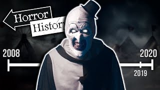 Terrifier The History of Art the Clown  Horror History [upl. by Nielson271]