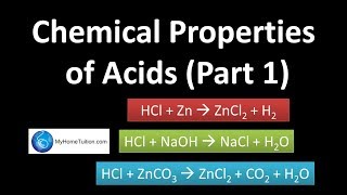 Chemical Properties of Acids  Part 1  Acids and Bases [upl. by Ailecec926]