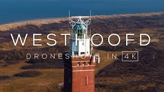 De Vuurtoren Westhoofd Ouddorp in 4K  Drone video [upl. by Viole894]