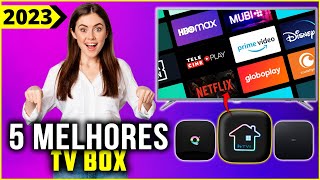 AS 5 MELHORES TV BOX DE 2023  Tem Tv Box 4K Htv Box e Outras [upl. by Nalek]