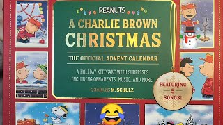 Peanuts A Charlie Brown Christmas The Official Advent Calendar [upl. by Eelyrag728]