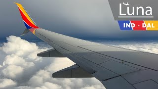 Southwest Airlines Boeing 737700 Flight From Indianapolis to Dallas Love Field [upl. by Nanyk123]