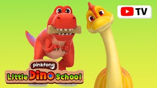 TV for Kids Tyrannosaurus Rex X Brachiosaurus ONLY  Best Dinosaur Songs  Dinosaurs for Kids [upl. by Ahterod]