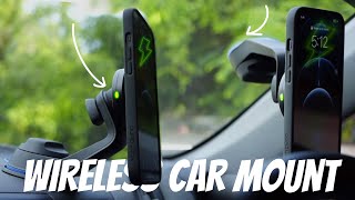 QuadLock Wireless Car Mount  iPhone 12 Pro Max First Impression and Review [upl. by Mathur764]