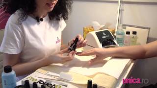 Tutorial manichiura cu oja semipermanenta JESSICA [upl. by Calesta]