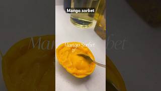 Delicious 1 One Ingredient Mango 🥭 Sorbet [upl. by Goetz520]