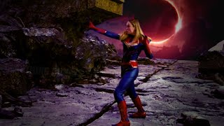 OFFICIAL AVENGERS ENDGAME CAPTAIN MARVEL DELETED SCENE on VORMIR REVEALED [upl. by Azral]