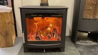 Hunter PARKRAY Aspect 14 Eco 2022 wood burning stove  815kw heat output to the room [upl. by Eldorado]