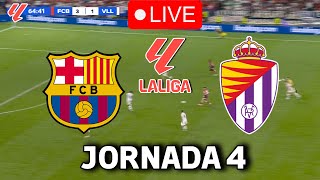 🔴EN VIVO  🔥FC BARCELONA VALLADOLID EN VIVO 🏆 LA LIGA EA SPORTS 2425 JORNADA 4🏆BARÇA HOY VERTICAL [upl. by Ehsiom]