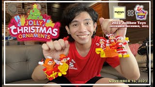 2023 Jolly Christmas Ornaments Jollibee Kiddie Meal Toys Jolly Kids Meal Toys 2023 Jollibee Toys [upl. by Stclair]