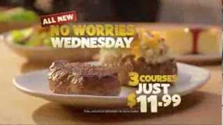 TV Spot  Outback Steakhouse  No Worries Wednesdays  Three Course Meal Just 1199 [upl. by Naelcm858]