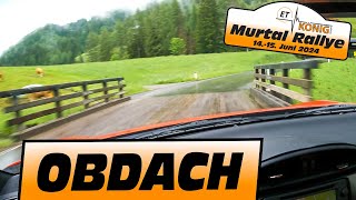 Murtal Rallye 2024 Stage 79 Obdach  Sabathyhütte  POV Recce [upl. by Ochs]