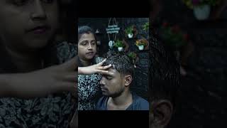 She Doing Heavy Oily ASMR Head Massage shorts [upl. by Sexela]