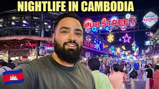 Crazy Nightlife in Siem Reap Cambodia 🇰🇭 [upl. by Atinhoj]