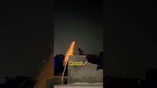 Rocket testing crackers fireworks diwali 2024 rocket crackling trendingshorts foryou [upl. by Gnilsia]