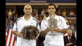 Pete Sampras vs Andre Agassi  US Open 2002 Final Highlights [upl. by Eelhsa819]