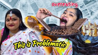 MADDY EATS BEING PROBLEMATIC MUKBANG INFLUENCERS PROMOTING UNHEALTHY CULTURE [upl. by Almeria438]