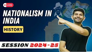 Nationalism in INDIA  Live Poll Session MIQs and PYQs  History Class 10 202425 [upl. by Serge]