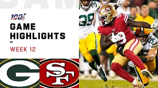 Packers vs 49ers Week 12 Highlights  NFL 2019 [upl. by Yticilef]