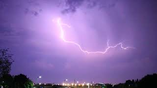 Intense lightning storm over London 26th May 2018 [upl. by Laverne883]