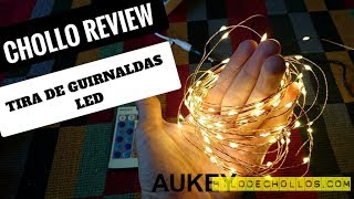 Impresiona a tus invitados con esta tira de guirnaldas LED de Aukey [upl. by Yatzeck]