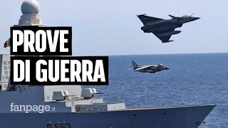 Esercitazione NATO la Marina Militare si prepara per attacchi aerei “Difendiamo i nostri mariquot [upl. by Zuleika]