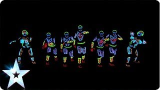 Electro Techno Dance Act  Light Balance  Britains Got Talent 2014 [upl. by Margo]