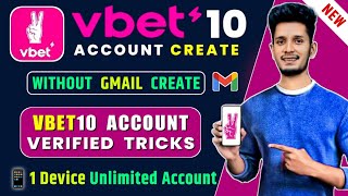 How To Verify Vbet10 Account  Vebt10 Account Kaise Banaen  Vbet10 Account KYC Verification  Vbet [upl. by Arretal]