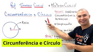 RÁPIDO e FÁCIL  CIRCUNFERÊNCIA E CÍRCULO [upl. by Eissirhc106]