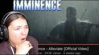 FIRSTTIME REACTIONImminence  Alleviate Official Video [upl. by Thom]