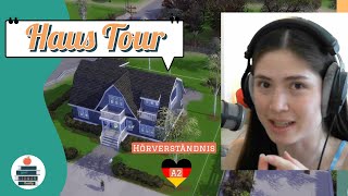 How to describe a house in German with the help of Sims  🍏 YourGermanBuddy [upl. by Haldan]