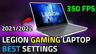 How to Optimize Lenovo Legion Gaming Laptops 2022 amp 2021 for Gaming [upl. by Newob90]