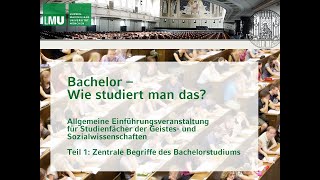 LMU München Bachelor  Wie studiere ich das Teil 1 [upl. by Paulita]