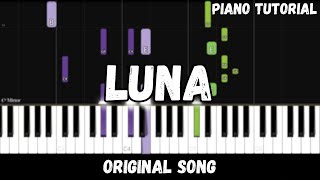 Atlantic Lights  Luna Piano Tutorial [upl. by Frieder]