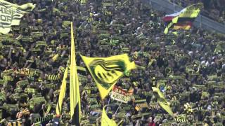 Leuchte auf mein Stern Borussia BVB Borussia Dortmund  Fürth 31 Stimmung Südtribüne [upl. by Teilo]